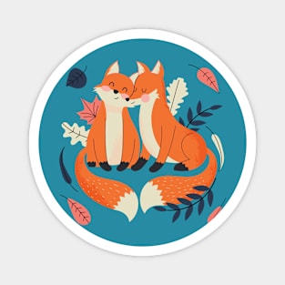 love foxes Magnet